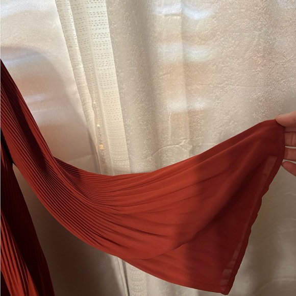 Love Riche Rust Long Sleeve Dress - Picture 2 of 4